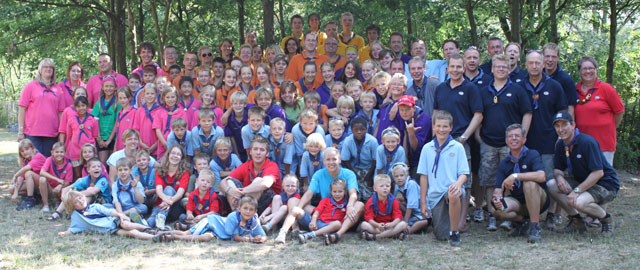Groepsfoto Zomerkamp 2009 Groepsfoto Zomerkamp 2009