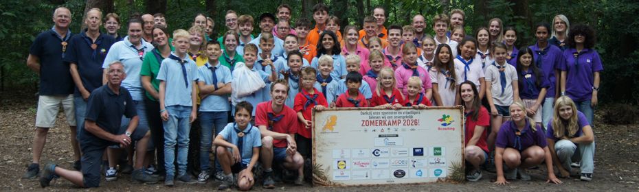 Groepsfoto Zomerkamp 2026
