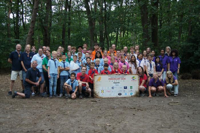 Groepsfoto Zomerkamp 2026 te Maarn